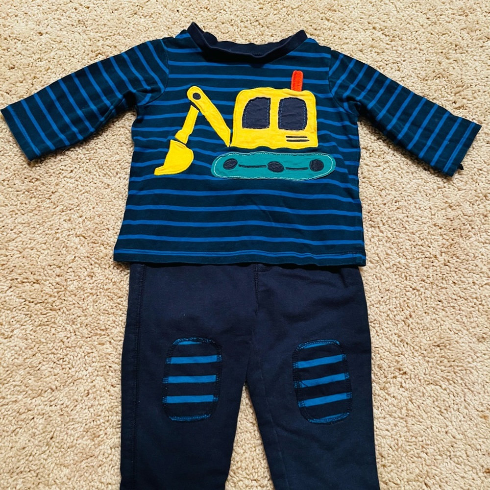 12 month size- shirt and pants set.